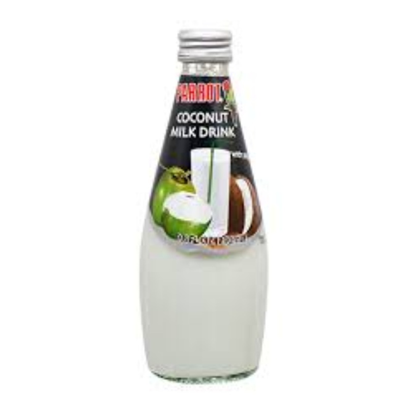 PARROT COCONUT MILK 12/9OZ ORIGINAL GLASS
