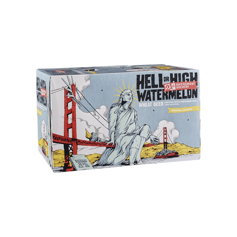 21ST AMENDMENT BREWERY Hell Or High Watermelon 6pk