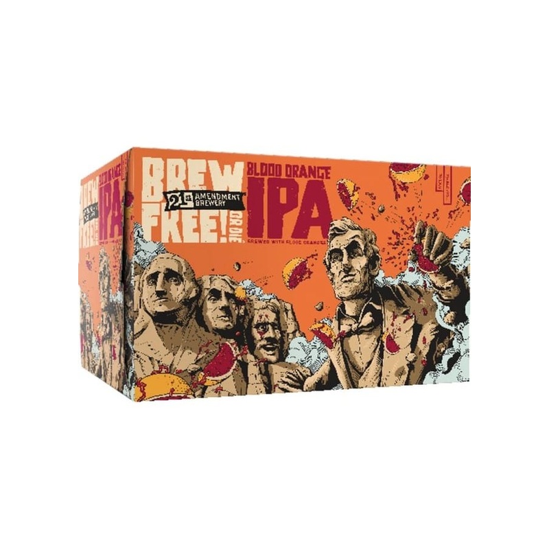 21ST AMENDMENT BREWERY IPA Brew Free Or Die! Blood Orange 6pk