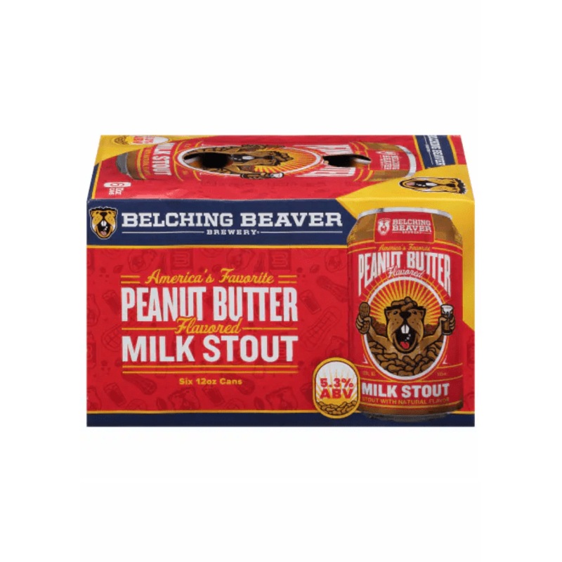 BELCHING BEAVER Peanut Butter Milk Stout 6pk
