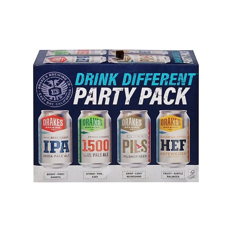 DRAKE'S BREWING Drink Different Party Pack 12pk
