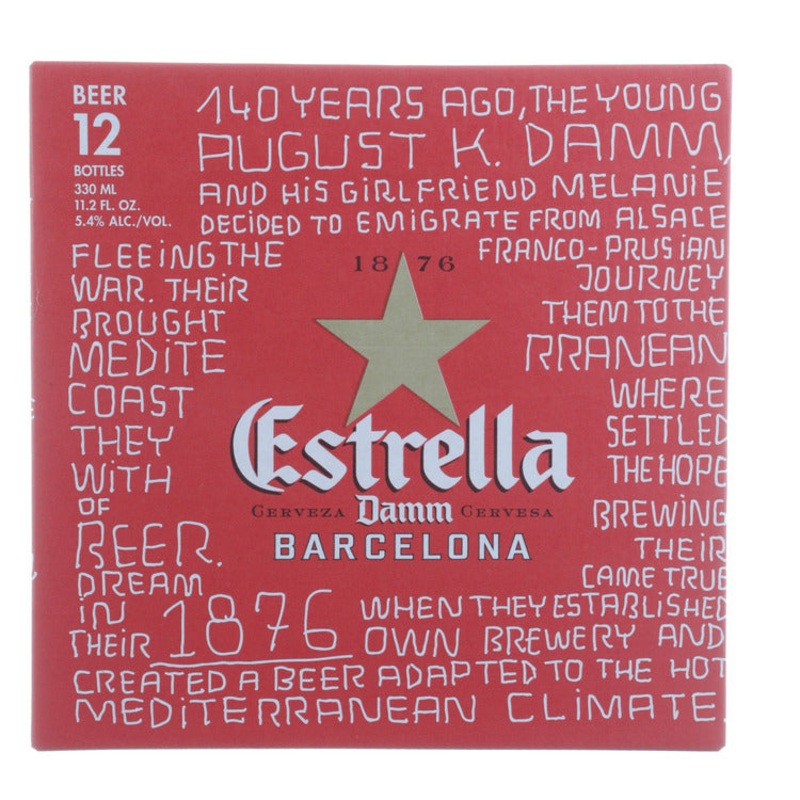 ESTRELLA DAMM LAGER 2/12PK