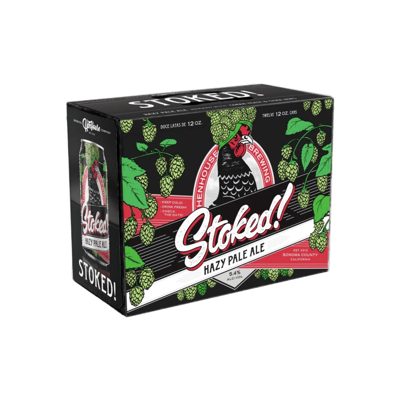 HEN HOUSE BREWING Stoked Hazy Pale Ale 12 Pack