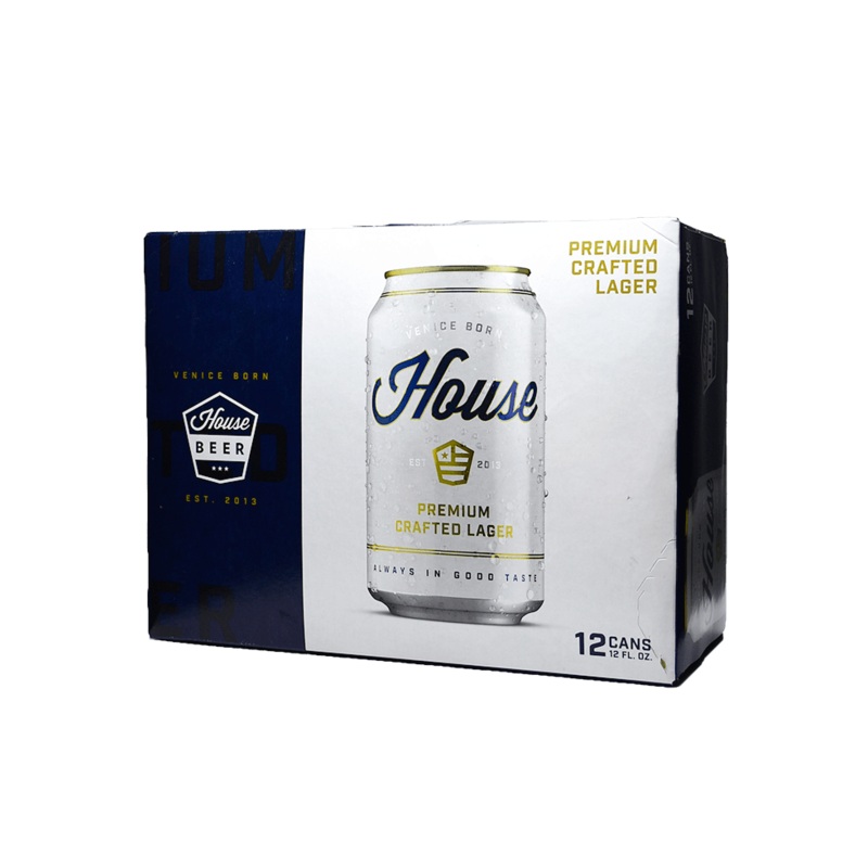 HOUSE BEER Premium Crafted Lager 12 Pack
