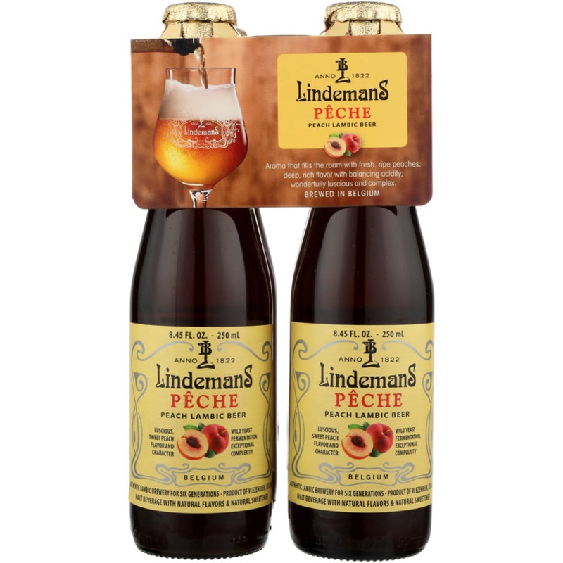 LINDEMANS LAMBIC PECHE 6/4PK
