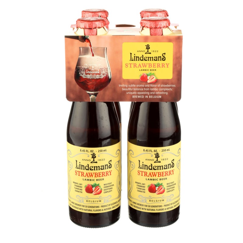 LINDEMANS LAMBIC STRAWBERRY 6/4PK