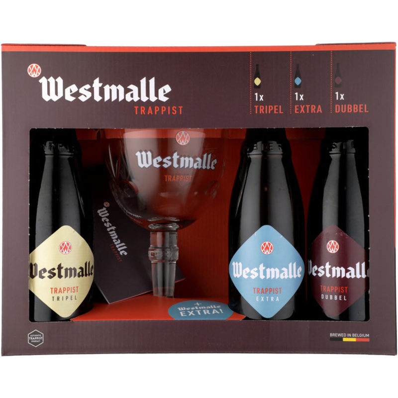 WESTMALLE TRAPPIST(DB/TR/EX)3 W/GL