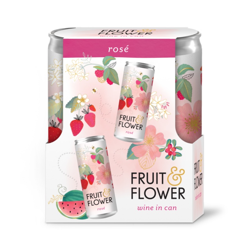 FRUIT&FLOWER ROSE CAN 12/2PK
