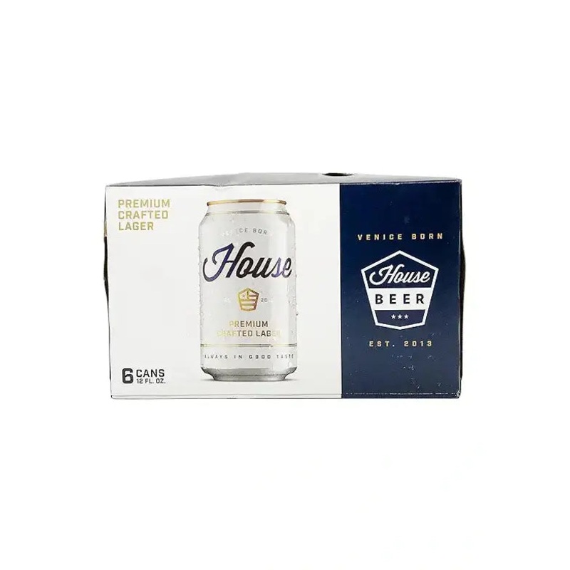 HOUSE BEER Premium Lager Beer 6pk