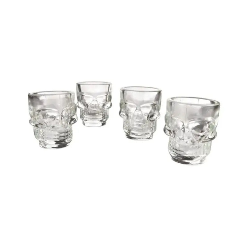 Skull Shot Glass Set of 4