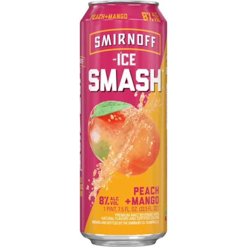 Smirnoff Smash 23.5oz Can Peach Lemonade