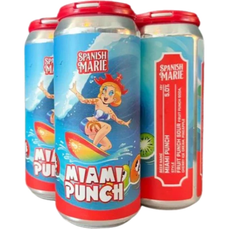 Spanish Marie Miami Punch 16oz 4pk Cans