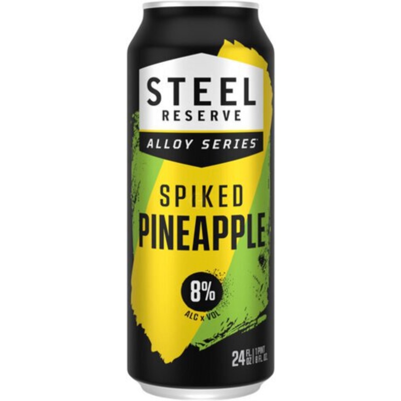 Steel Reserve Spiked Pineapple 24oz Can