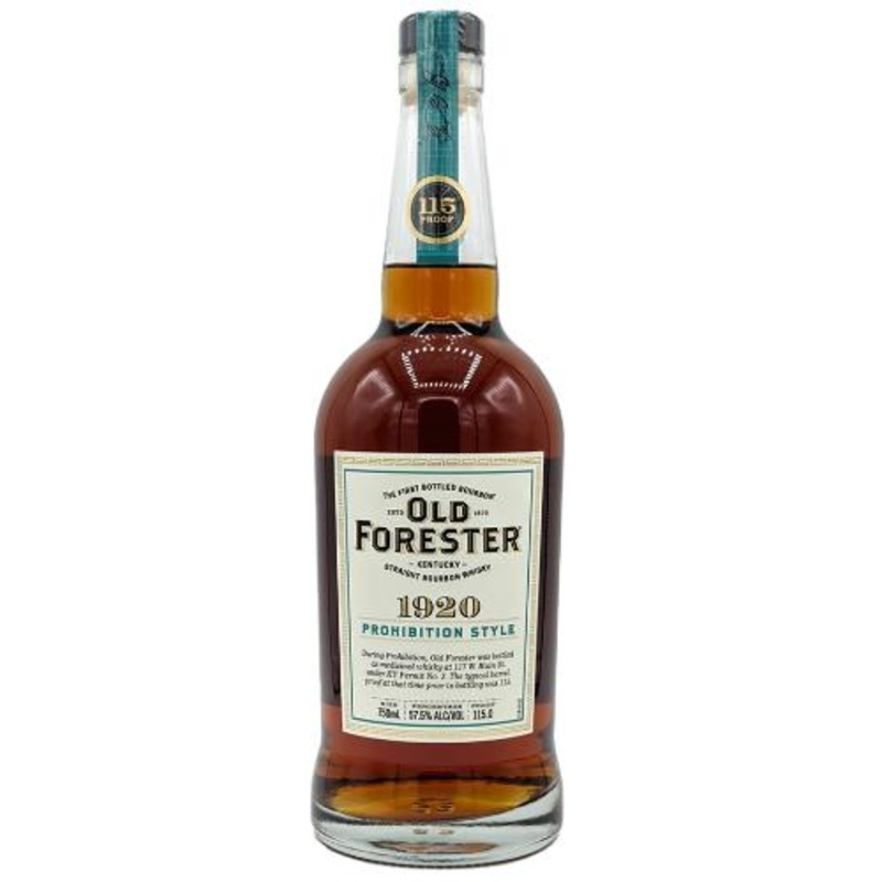 Old Forester Bourbon 1920 Prohibition Style 750ml