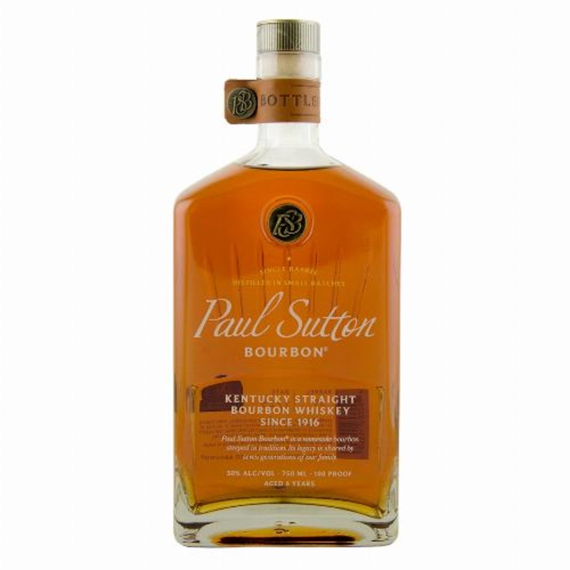 Paul Sutton Kentucky Straight Bourbon Whiskey Aged 6 yrs  100 Proof 750ml