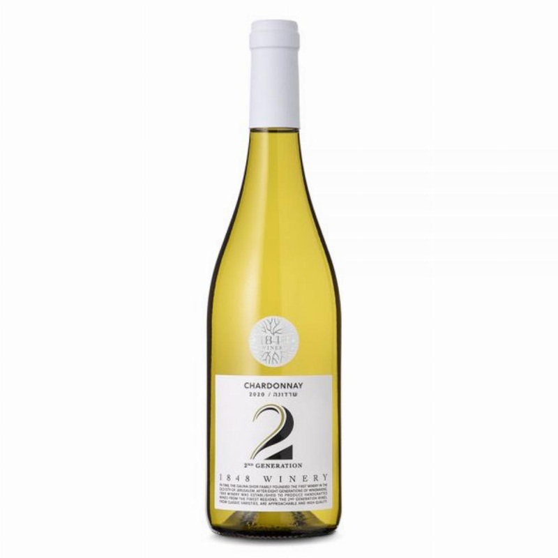 1848 Winery 2nd Generation Chardonnay Kosher 2020 Kosher 750ml