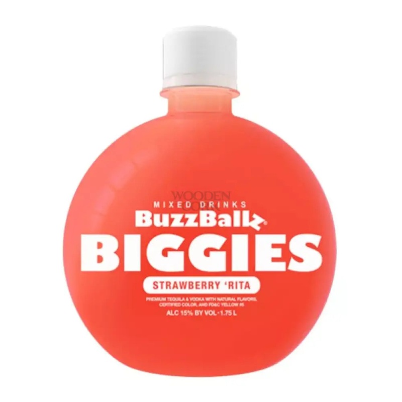 BuzzBallz Biggies Strawberry 'Rita Pre-Mixed Cocktails 1.75L
