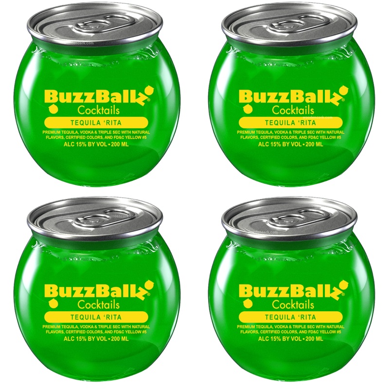 BuzzBallz Tequila 'Rita Pre-Mixed Cocktails 4-Pack