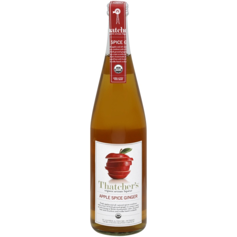 Thatcher's Apple Spice & Ginger Liqueur Organic Artisan