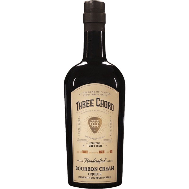 Three Chord Small Batch Handcrafted Bourbon Cream Liqueur
