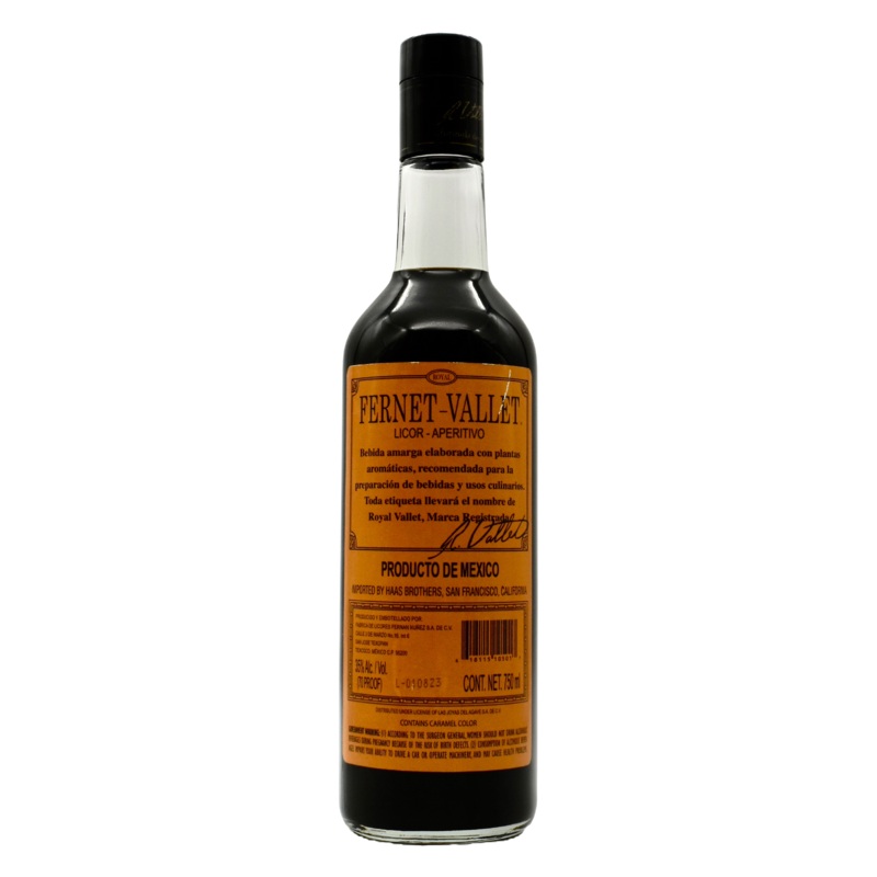 Vallet Fernet 750ml