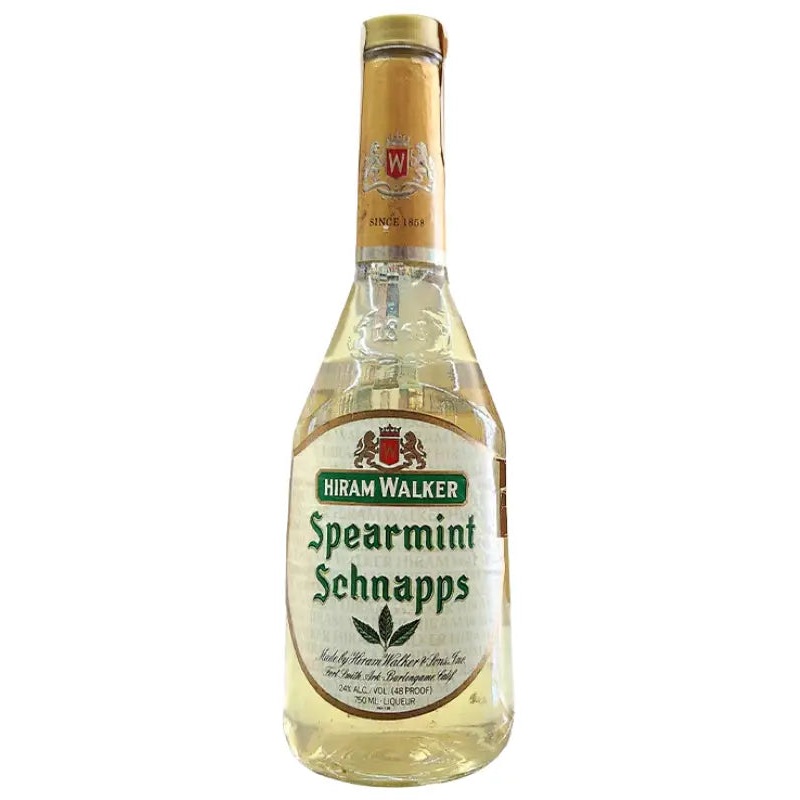 Hiram Walker Spearmint Schnapps 750mL