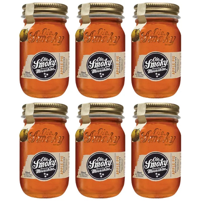 Ole Smoky Apple Pie Moonshine Minis 6 x 50mL