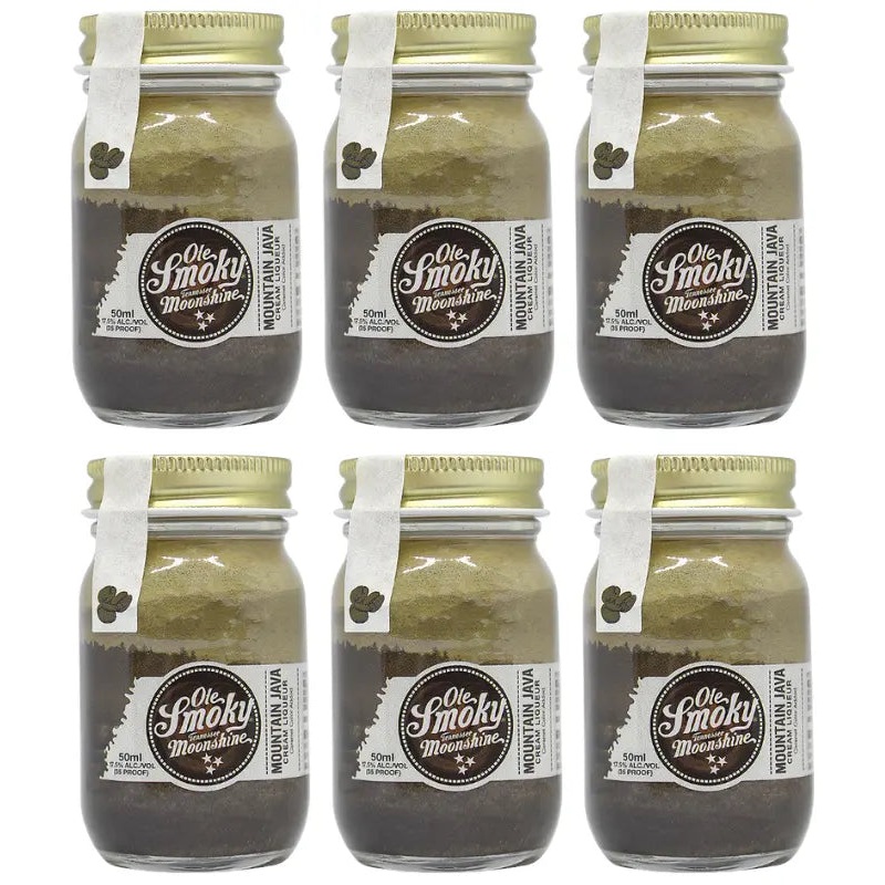 Ole Smoky Mountain Java Coffee Cream Moonshine Minis 6 x 50mL