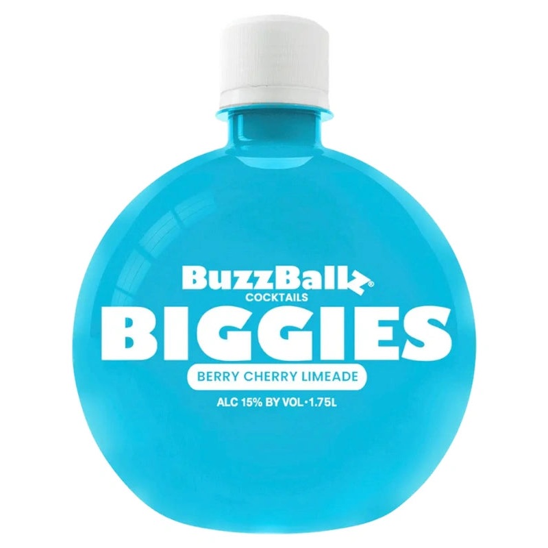 Buzzballz Biggies Berry Cherry Limeade Pre-Mixed Cocktails 1.75L