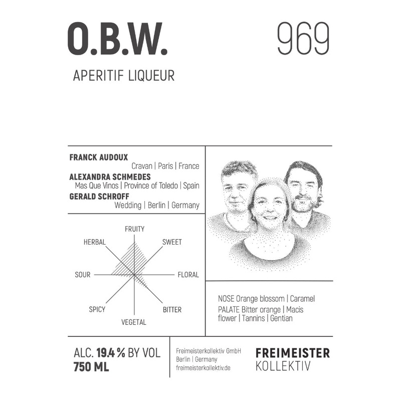O.B.W. 969 Aperitif Liqueur