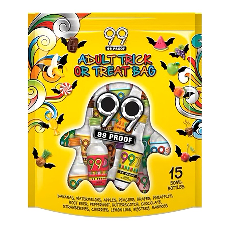 99 Schnapps Adult Trick or Treat Bag 50ml 15-Pack