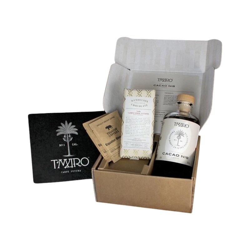 T'Maro Cacao Nib Liqueur Gift Set