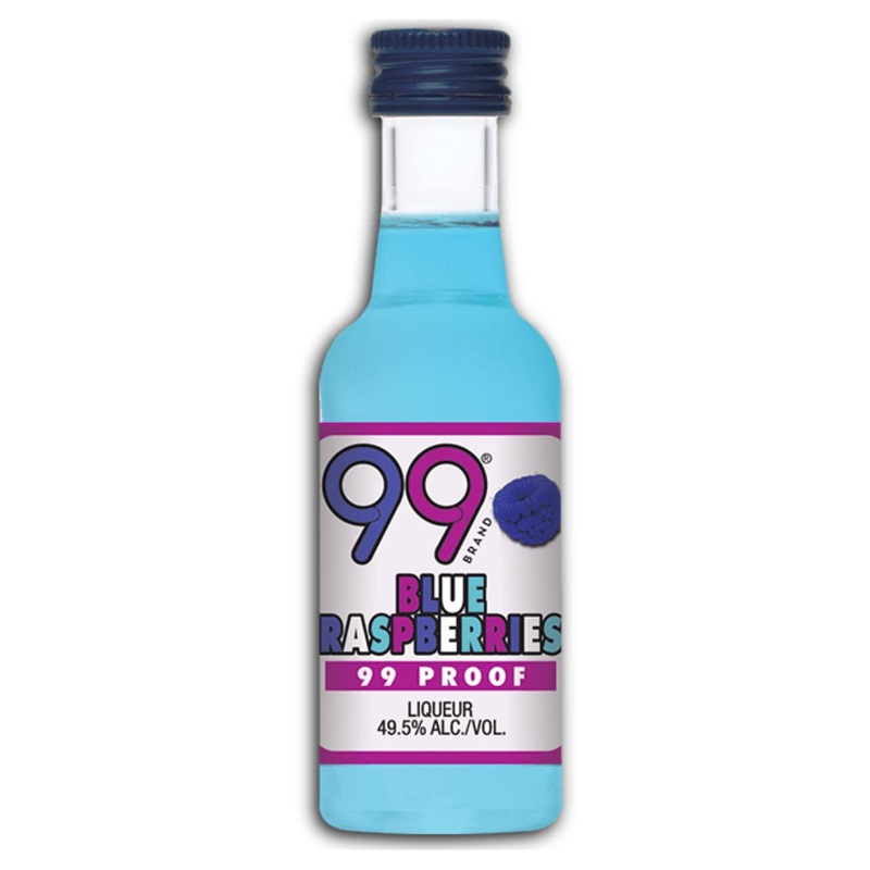 99 Blue Raspberry Schnapps 50ml 12-Pack