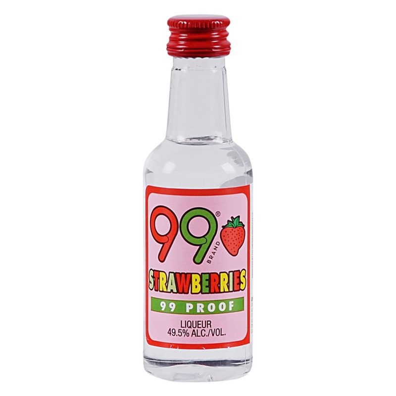 99 Strawberries Schnapps 50ml 12-Pack