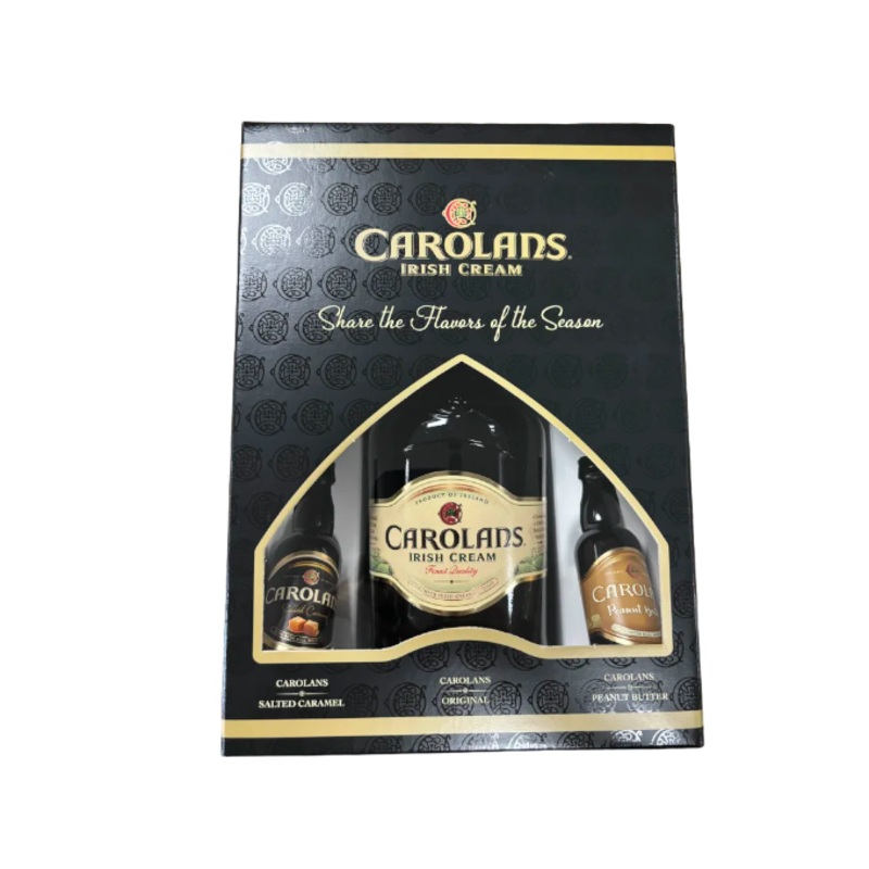 Carolans Irish Cream Gift Set 750ml (With 2-50ml)