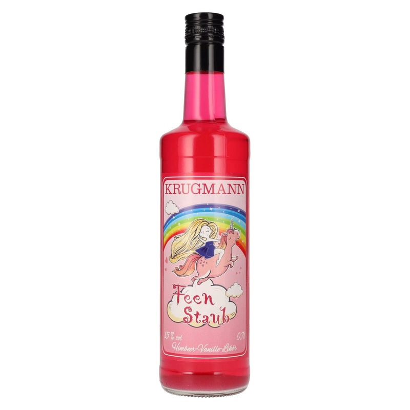 Krugmann FEEN STAUB Raspberry-Vanilla Liqueur 15% Vol. 0,7l
