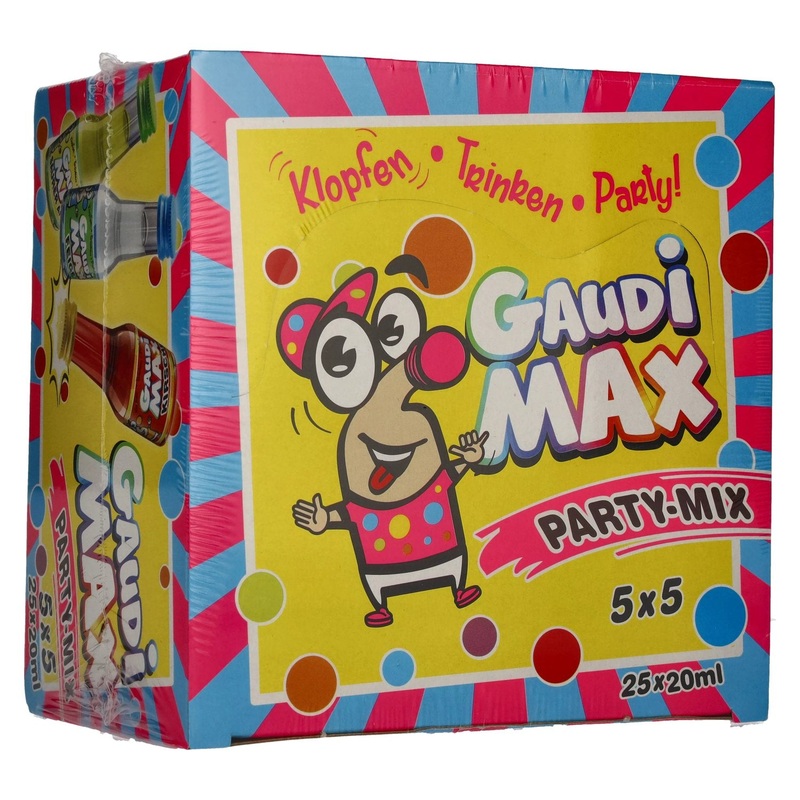 Gaudi-Max PARTY-MIX 16,8% Vol. 25x0,02l