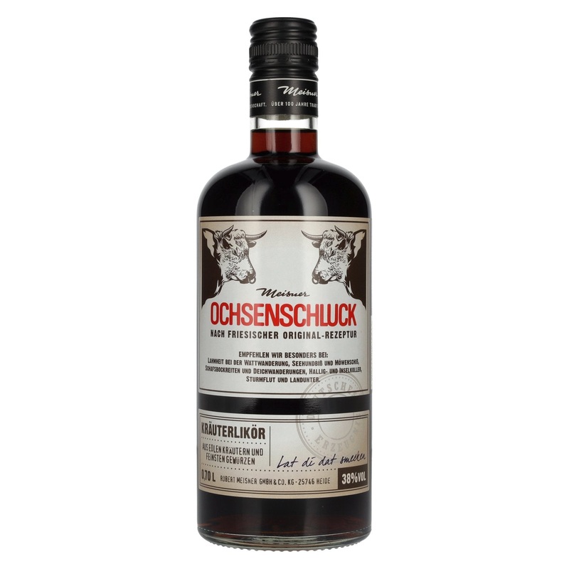 Meisner OCHSENSCHLUCK Kraeuterlikoer 38% Vol. 0,7l