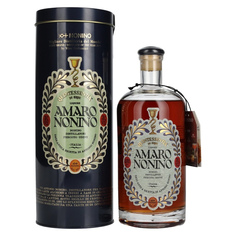 Amaro Nonino Quintessentia Di Erbe Liquore 35% Vol. 0,7l in Tinbox