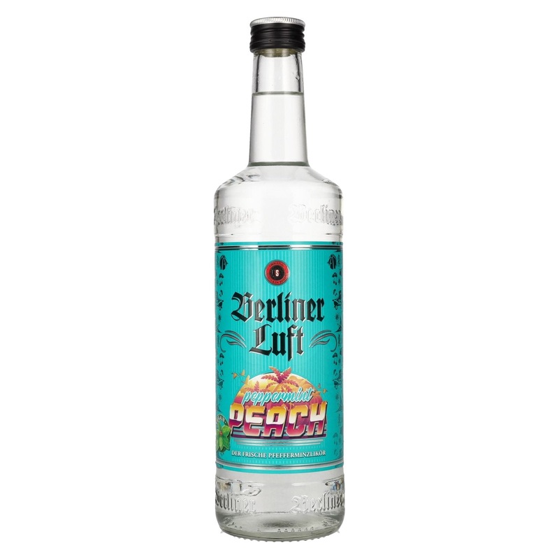 Berliner Luft PEPPERMINT PEACH Der Frische Pfefferminzlikoer 18% Vol. 0,7l
