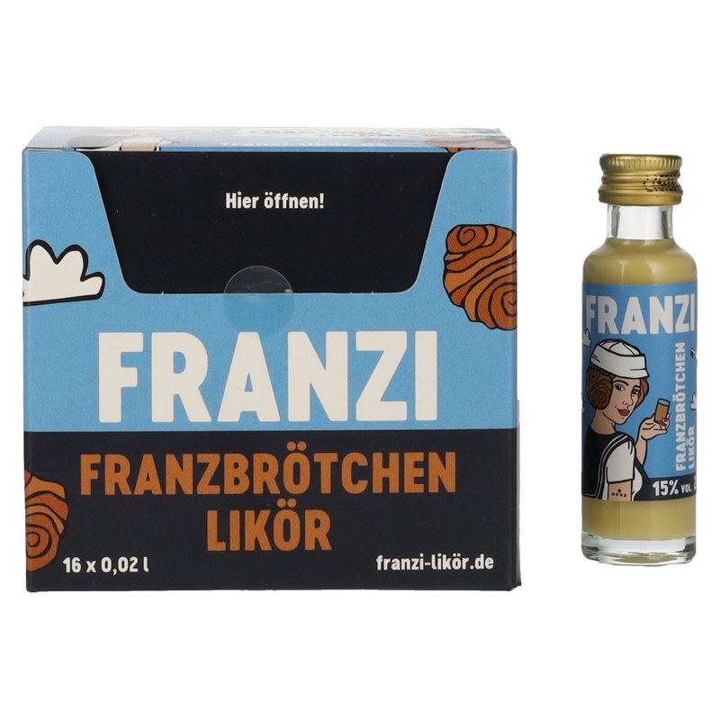 Franzi Franzbroetchen Likoer 15% Vol. 16x0,02l