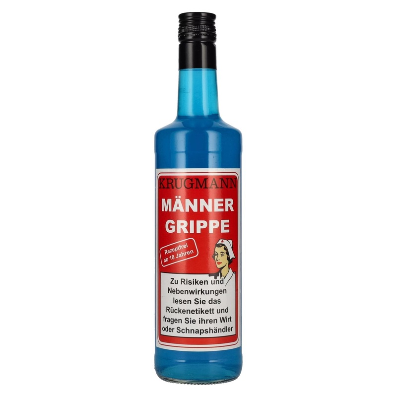 Krugmann MAENNERGRIPPE Ice-Mint-Likoer 15% Vol. 0,7l