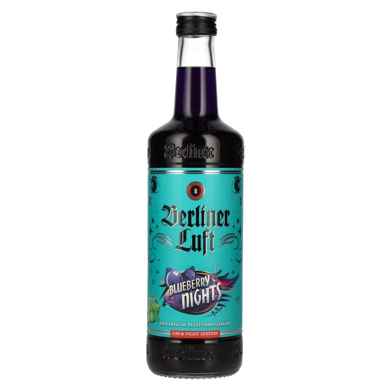 Berliner Luft BLUEBERRY NIGHT The Fresh Peppermint Liqueur 18% Vol. 0,7l