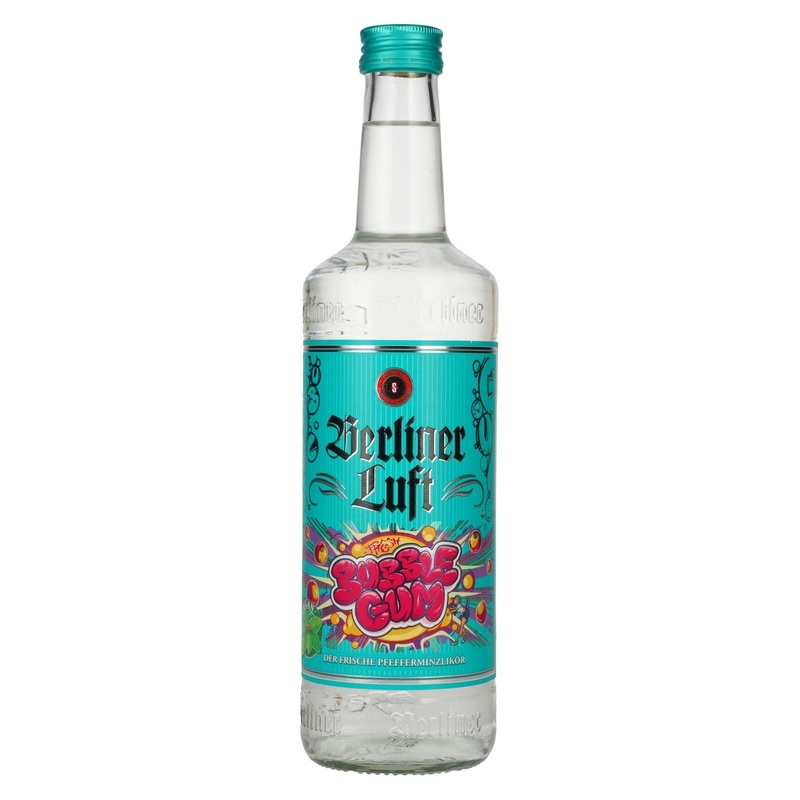 Berliner Luft BUBBLE GUM The Fresh Peppermint Liqueur 18% Vol. 0,7l