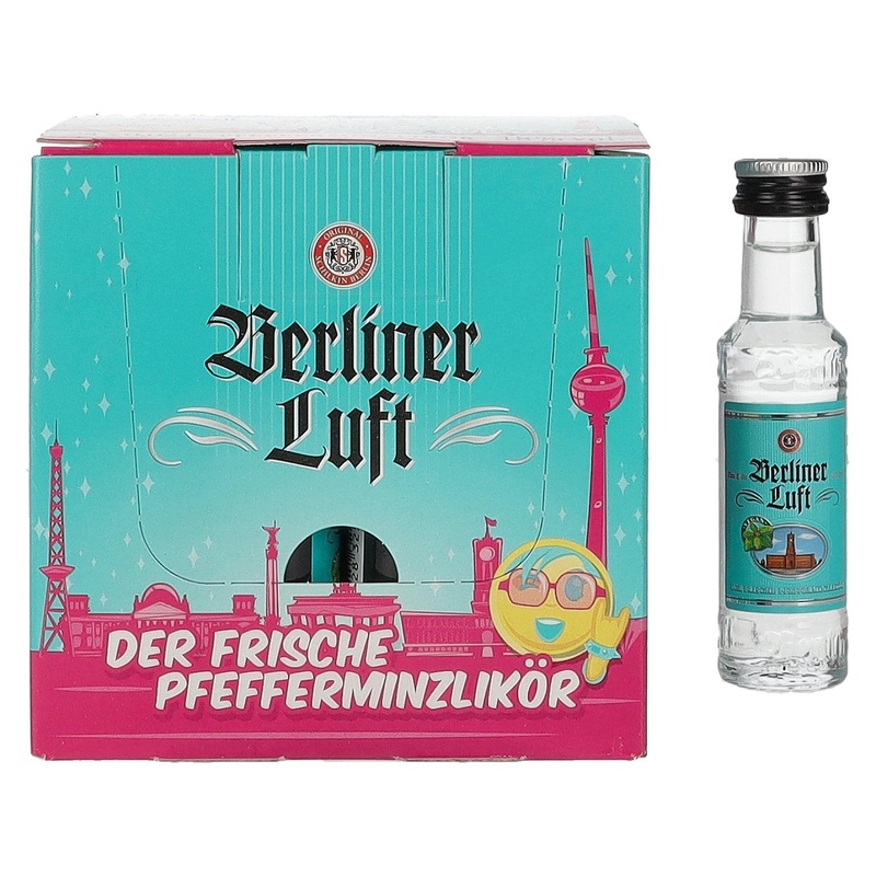 Berliner Luft The Fresh Peppermint Liqueur 18% Vol. 24x0,02l