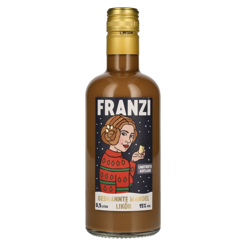 Franzi Gebrannte Mandel Likoer 15% Vol. 0,5l