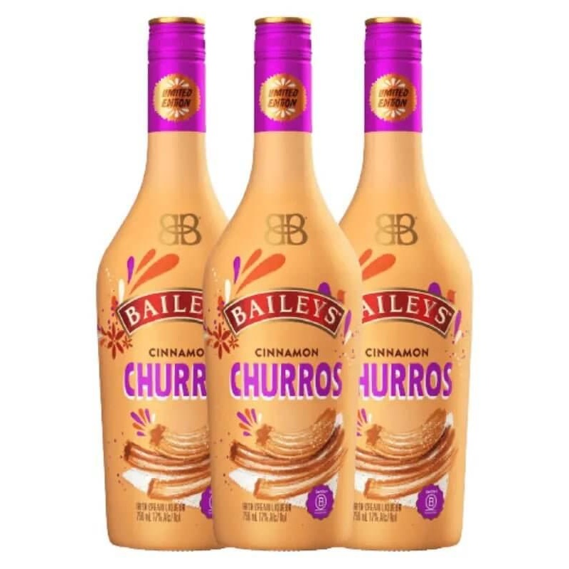 Baileys Cinnamon Churro Limited Edition 3 Pack