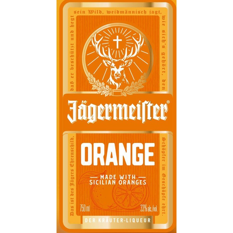 Jgermeister Orange Herbal Liqueur Made with Sicilian Oranges