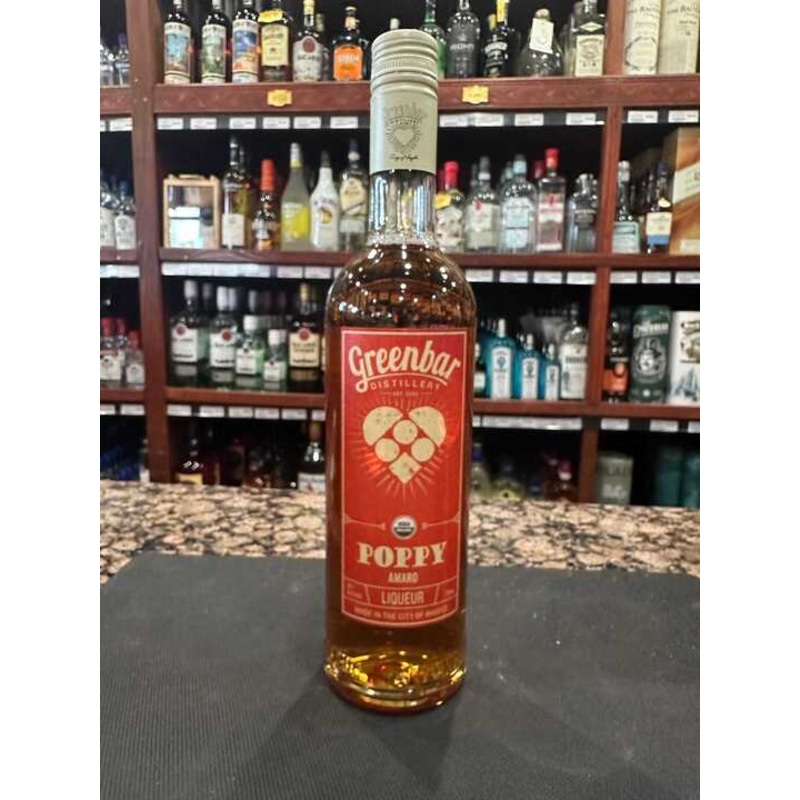 Greenbar Poppy Amaro Liqueur 750ml