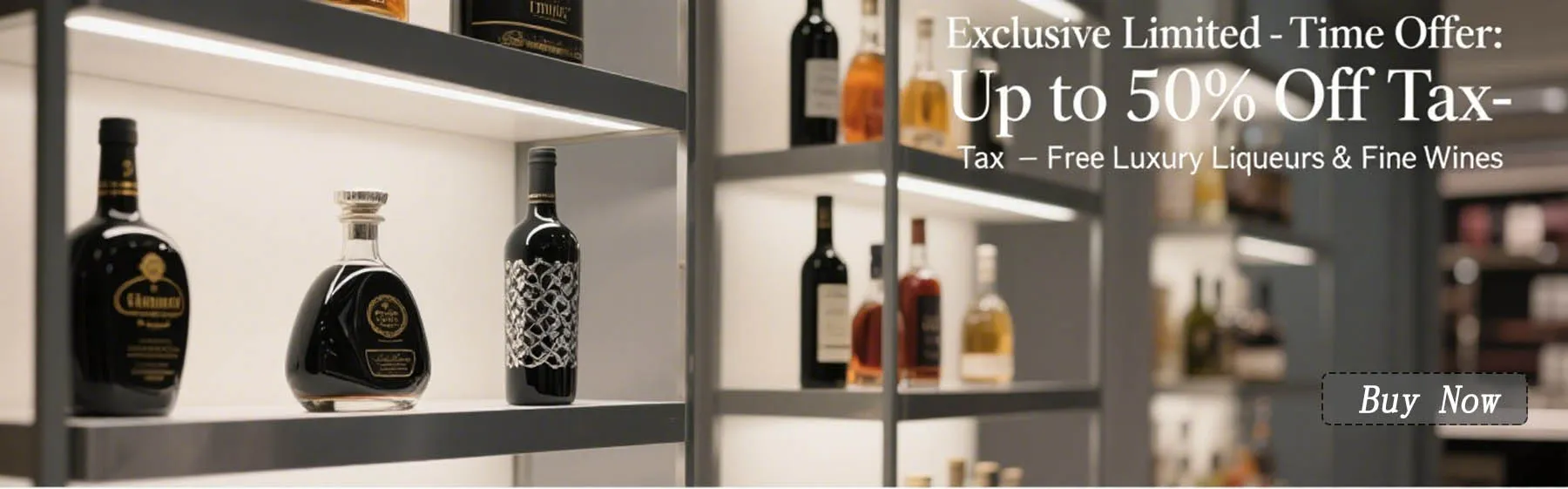 Tax-Free Luxury Liqueurs & Fine Wines – Premium Imported Spirits Collection
